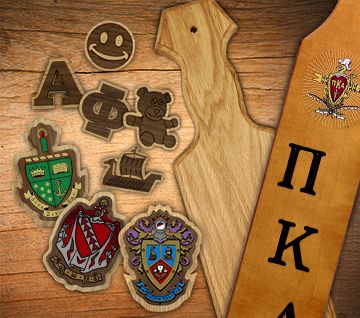 Fraternity and Sorority paddles since 1995
